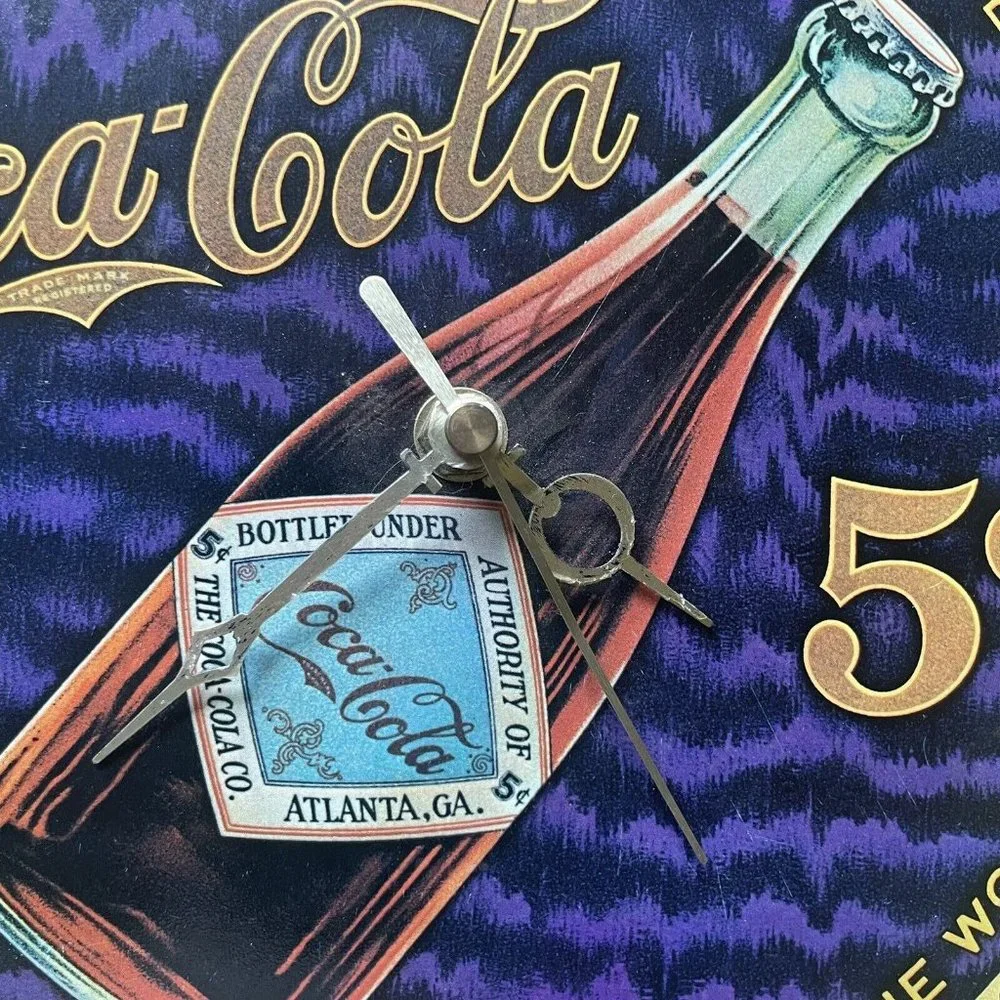 Coca-Cola Vintage Limited Edition Tray Clock Quartz USA 90s 80s